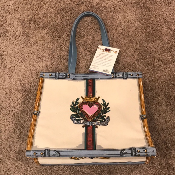 Brighton Handbags - NWT In Love We Trust Tote by Brighton